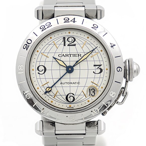Cartier Watch Pasha C Gmt 35mm Automatic 1999 - Picture 1 of 9